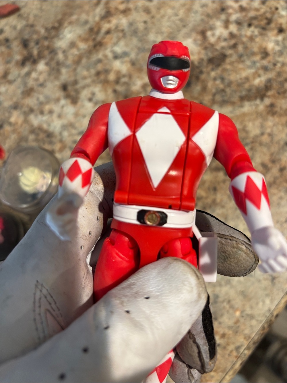 Power Ranger Red & White Action Figure Bundle with Classic Rangers - Picture 3 of 8